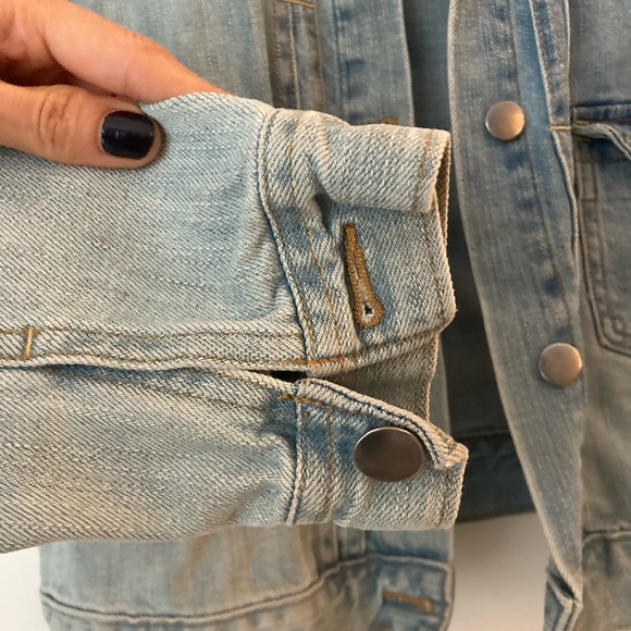 Denim jacket with NO FUN patch - Picture 5 of 6